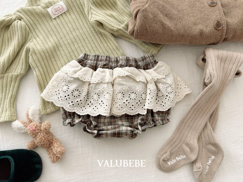 Little Foxx – Check Lace Bloomer