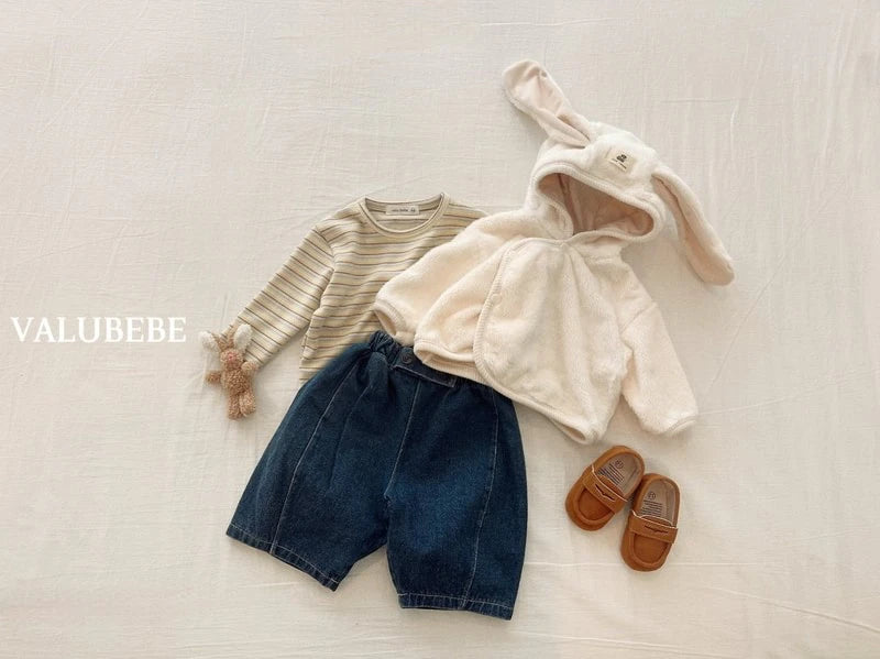 Little Foxx – Bongbong Fleeced Denim Pants