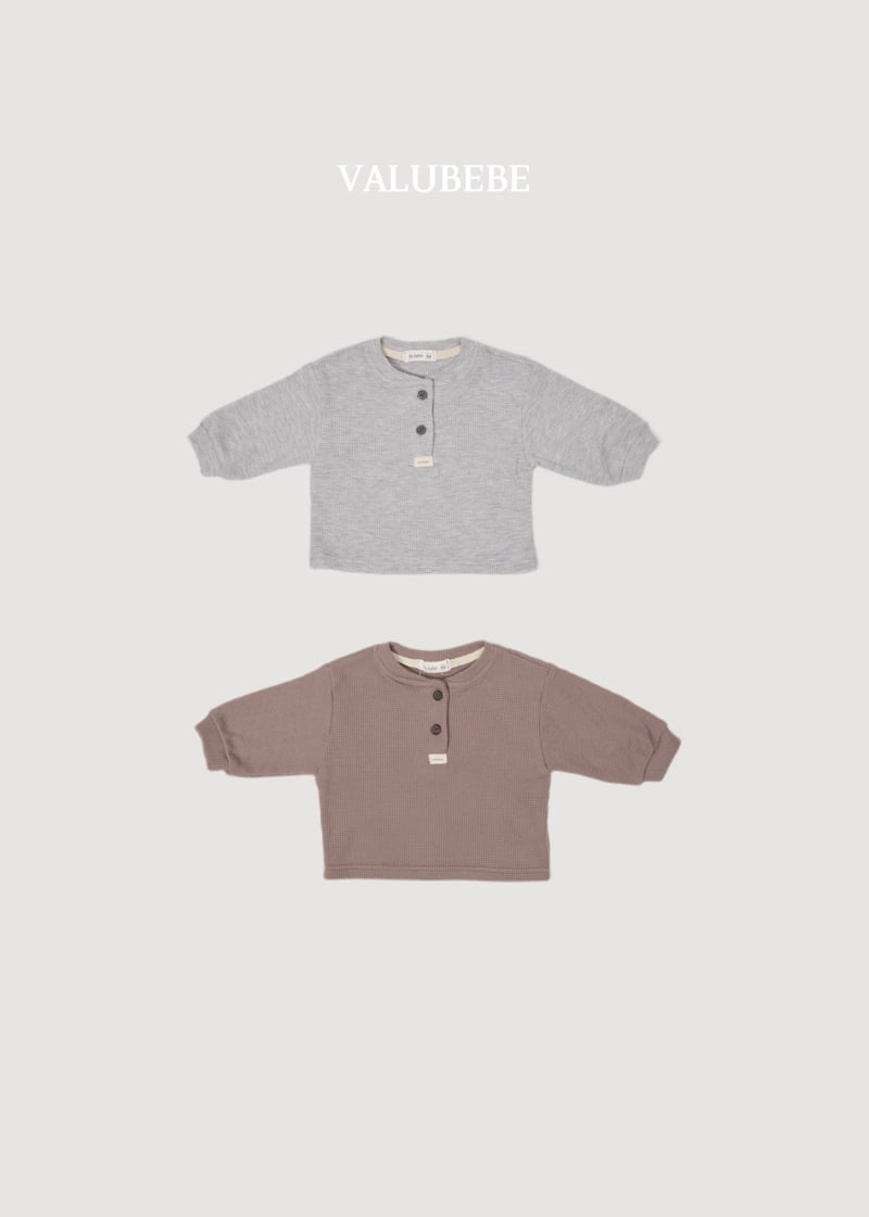 Little Foxx – Mini Waffle Button Tee