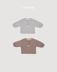 Little Foxx – Mini Waffle Button Tee