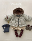 Little Foxx – Blanc Shirring Hooded Jacket