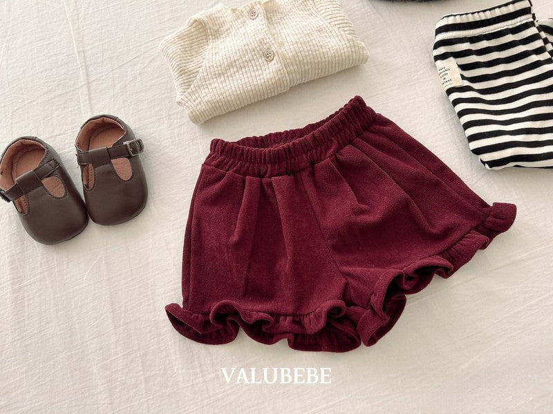 Little Foxx – Corduroy Frill Half Pants