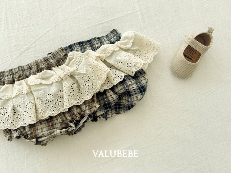 Little Foxx – Check Lace Bloomer
