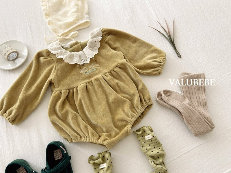Little Foxx – Embroidery Velour Suit