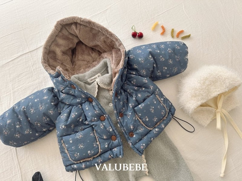 Little Foxx – Blanc Shirring Hooded Jacket