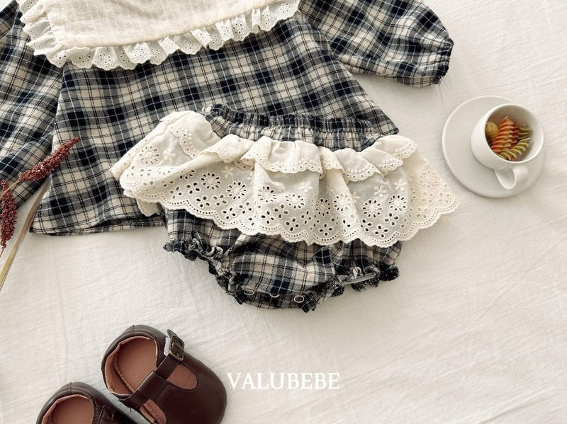 Little Foxx – Check Lace Bloomer