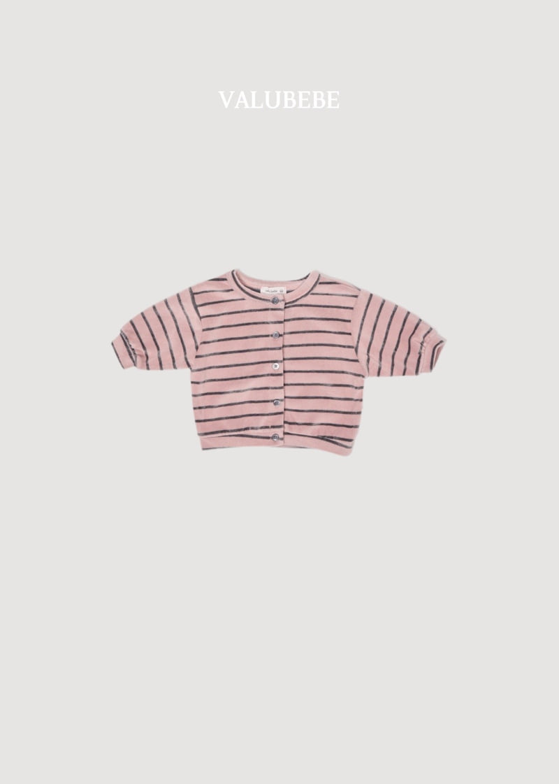 Little Foxx – Veloure Stripe Cardigan
