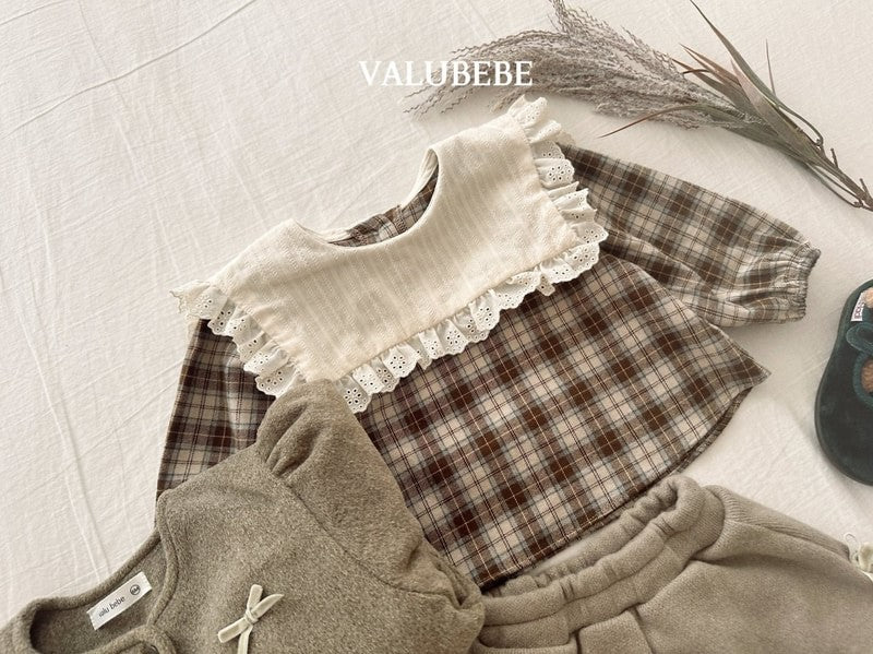 Little Foxx – Check Cape Blouse