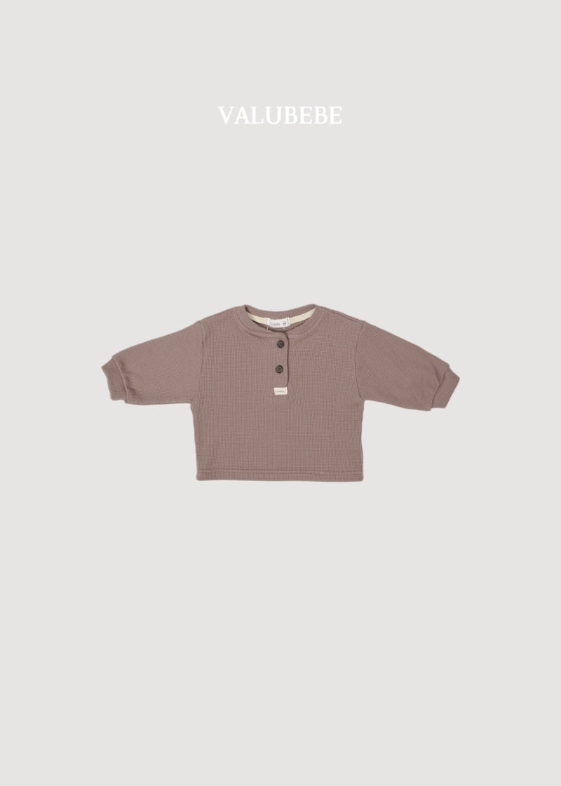 Little Foxx – Mini Waffle Button Tee