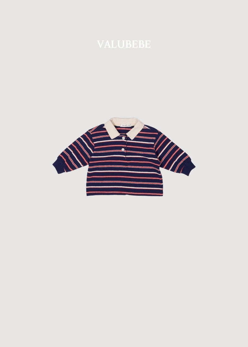 Little Foxx – Milky Stripe Collar Tee
