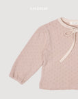 Little Foxx – Creamy Ribbon Puff Tee