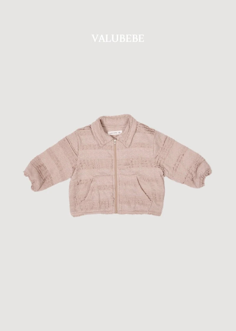 Little Foxx – Lace Collar Zip-up Jacket