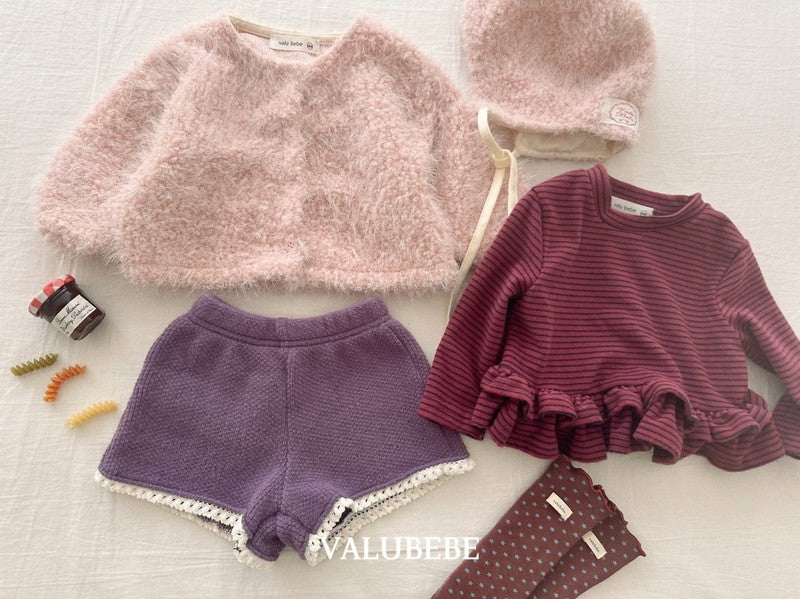 Little Foxx – Knit Lace Shorts