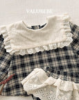 Little Foxx – Check Cape Blouse