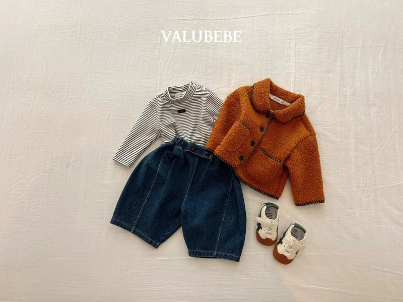 Little Foxx – Bongbong Fleeced Denim Pants