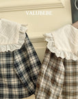 Little Foxx – Check Cape Blouse