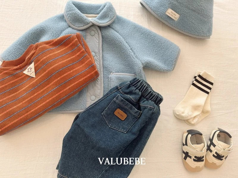 Little Foxx – Bongbong Fleeced Denim Pants