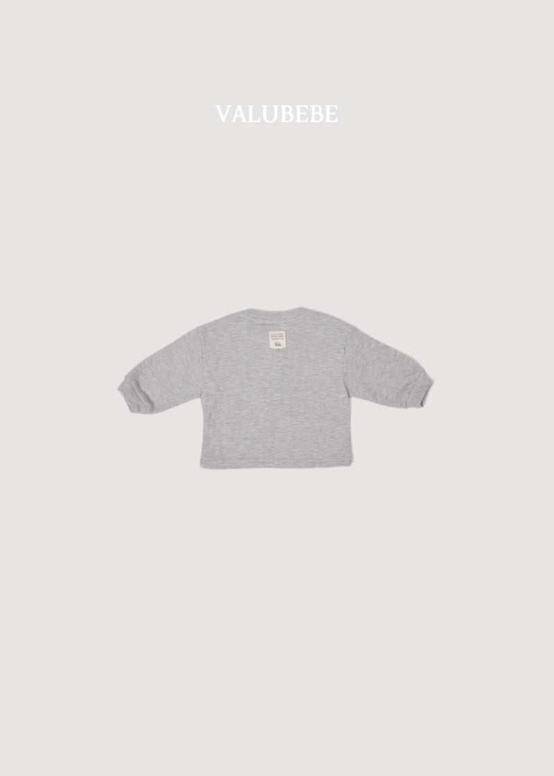 Little Foxx – Mini Waffle Button Tee