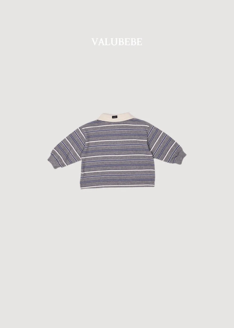 Little Foxx – Milky Stripe Collar Tee