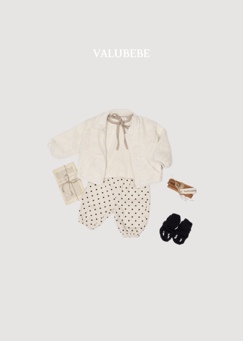 Little Foxx – Creamy Ribbon Puff Tee