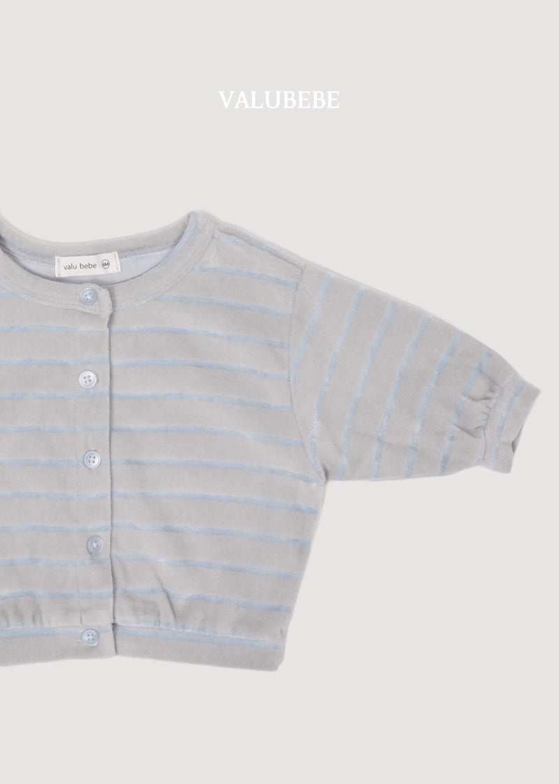 Little Foxx – Veloure Stripe Cardigan