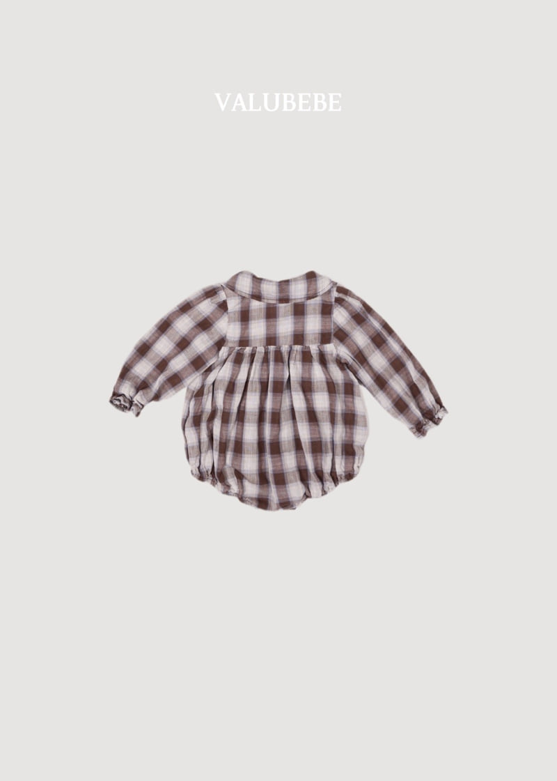 Little Foxx – Check Ribbon Romper