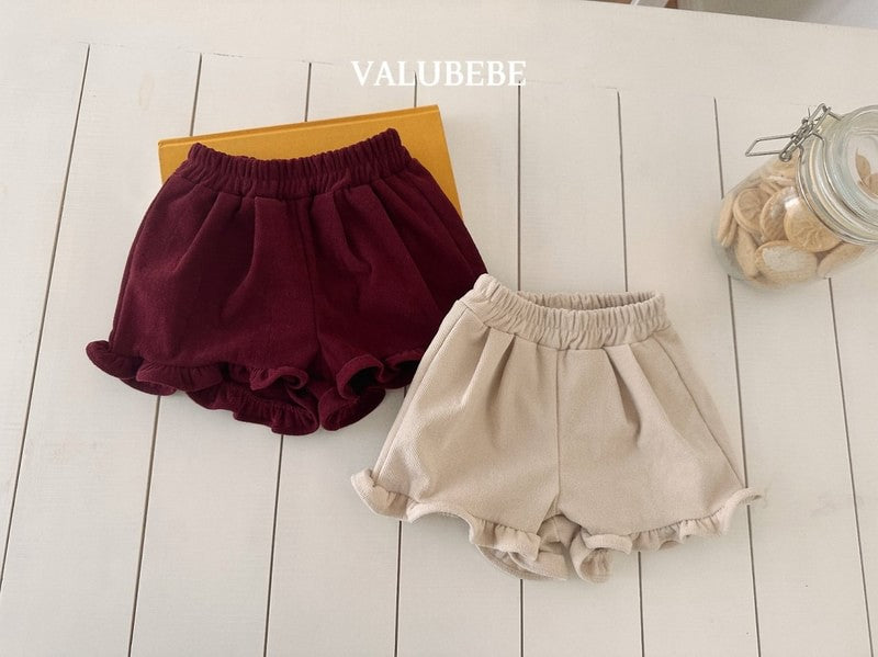 Little Foxx – Corduroy Frill Half Pants