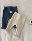Little Foxx – Fleeced Rib Trim Leggings
