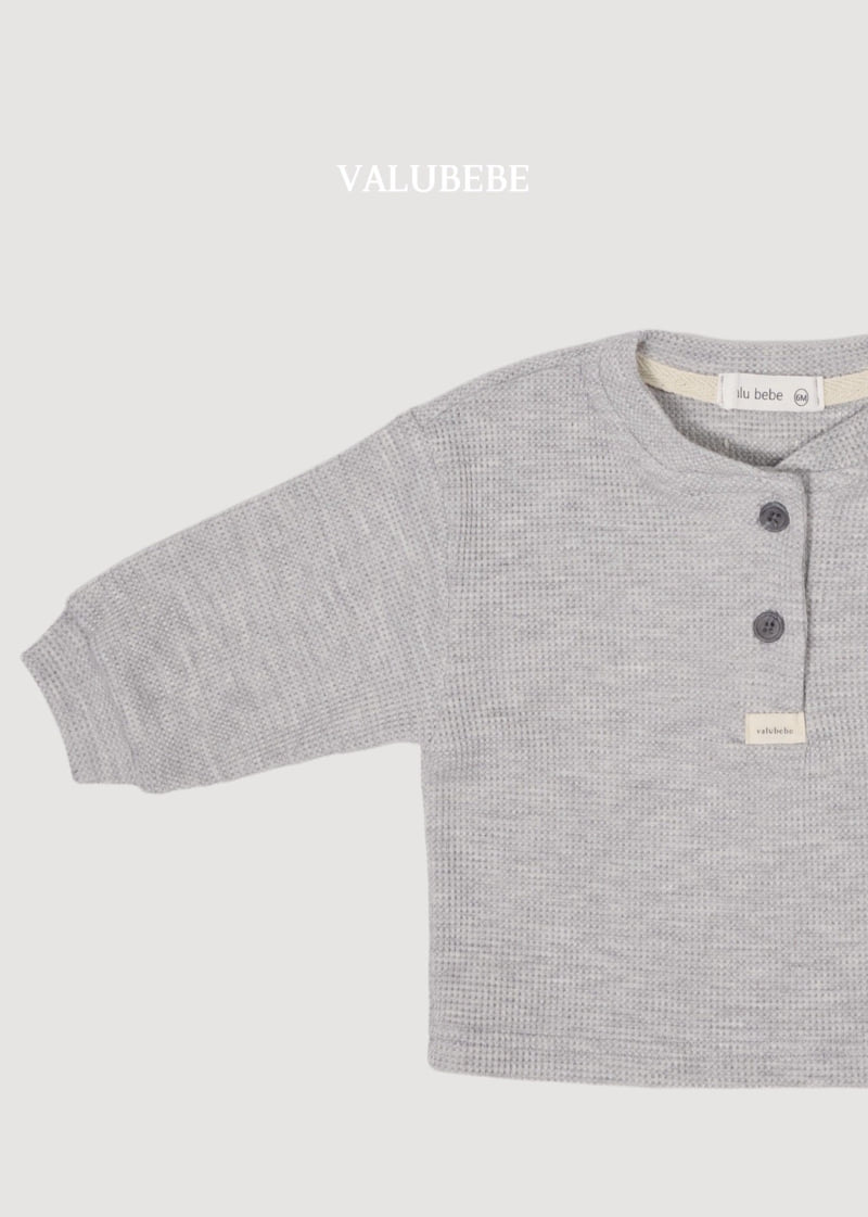 Little Foxx – Mini Waffle Button Tee