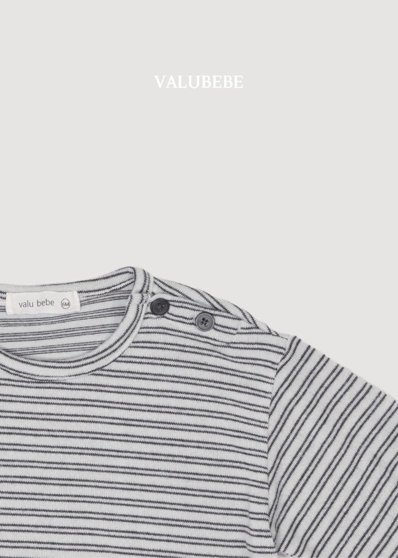 Little Foxx – Stripe Button Tee