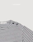 Little Foxx – Stripe Button Tee