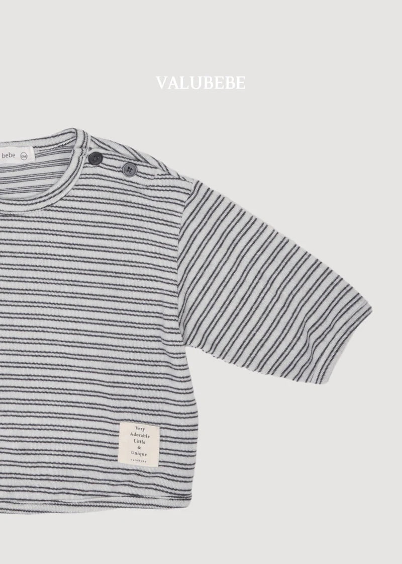 Little Foxx – Stripe Button Tee