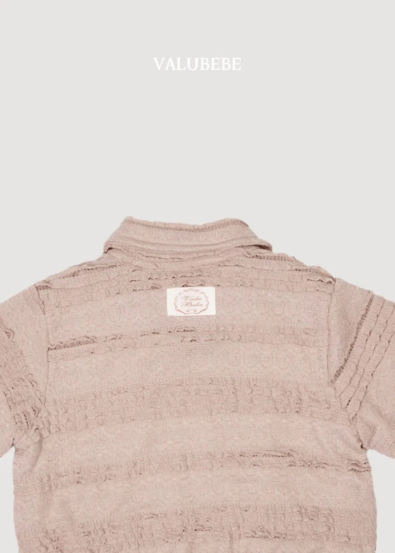 Little Foxx – Lace Collar Zip-up Jacket