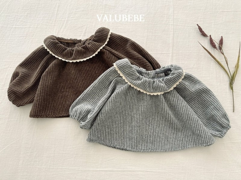 Little Foxx – Herringbone Frill Blouse