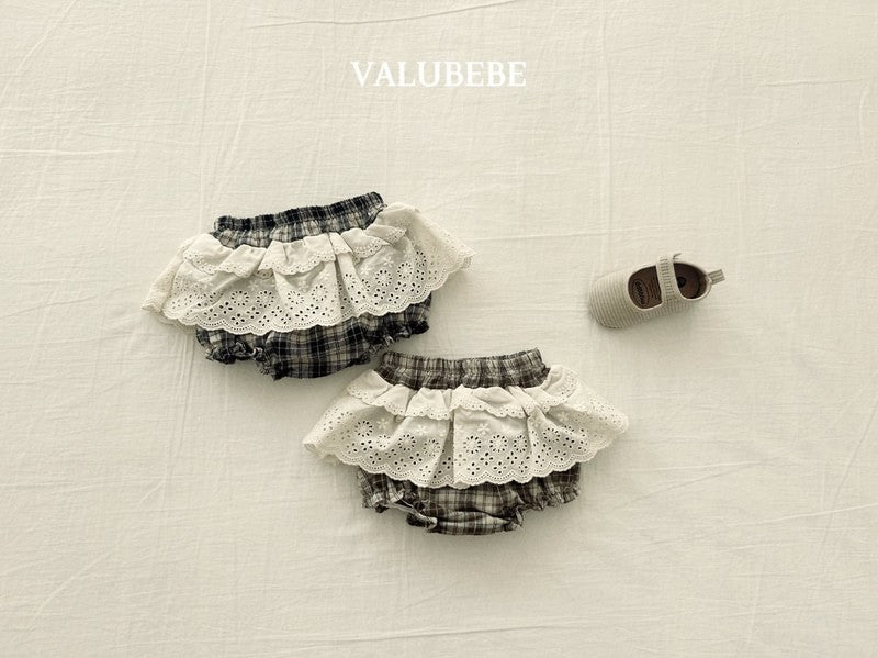 Little Foxx – Check Lace Bloomer