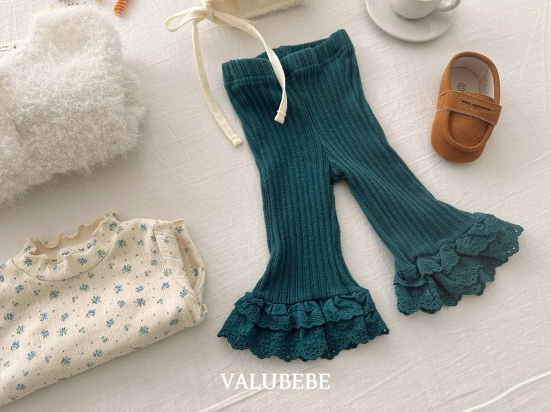 Little Foxx – Frill Lace Bootcut Pants