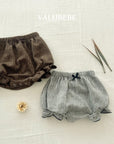 Little Foxx – Herringbone Frill Pumpkin Pants