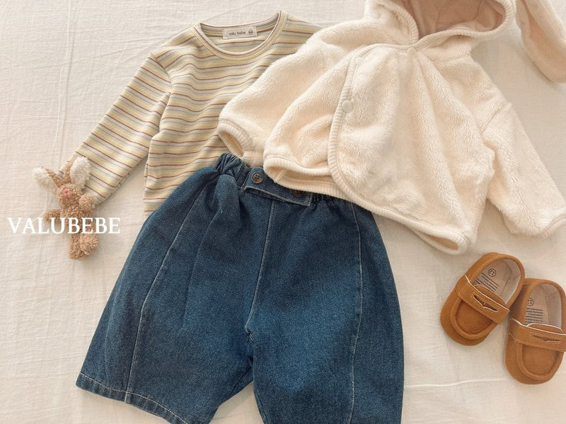Little Foxx – Bongbong Fleeced Denim Pants