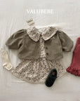 Little Foxx – Ribbon Puffer Woolen Jacket