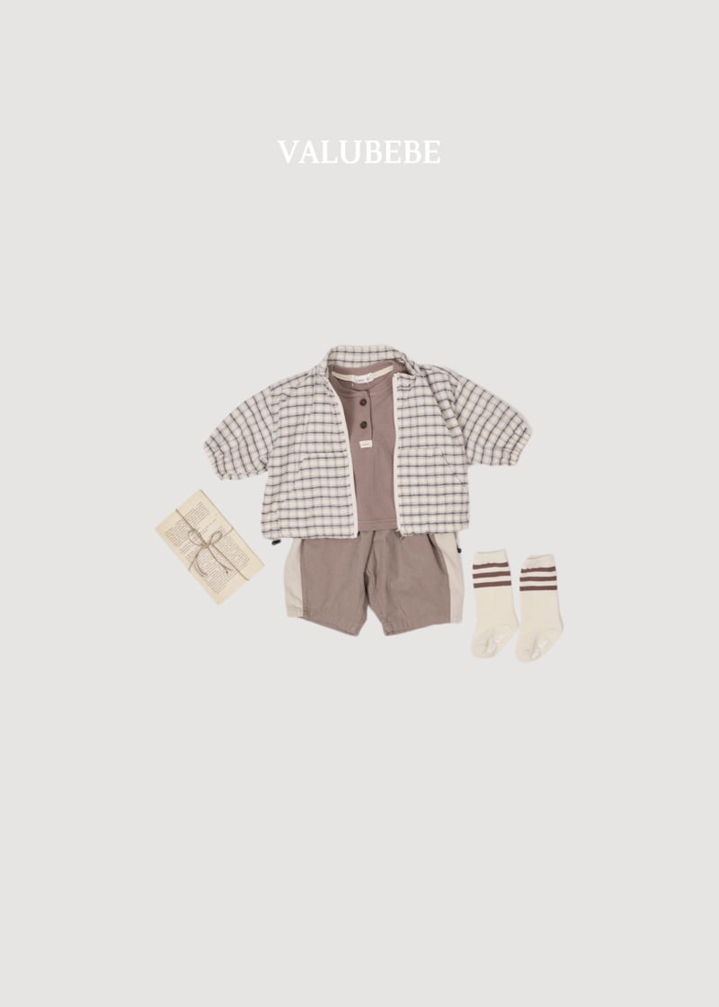 Little Foxx – Mini Waffle Button Tee