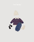 Little Foxx – Milky Stripe Collar Tee