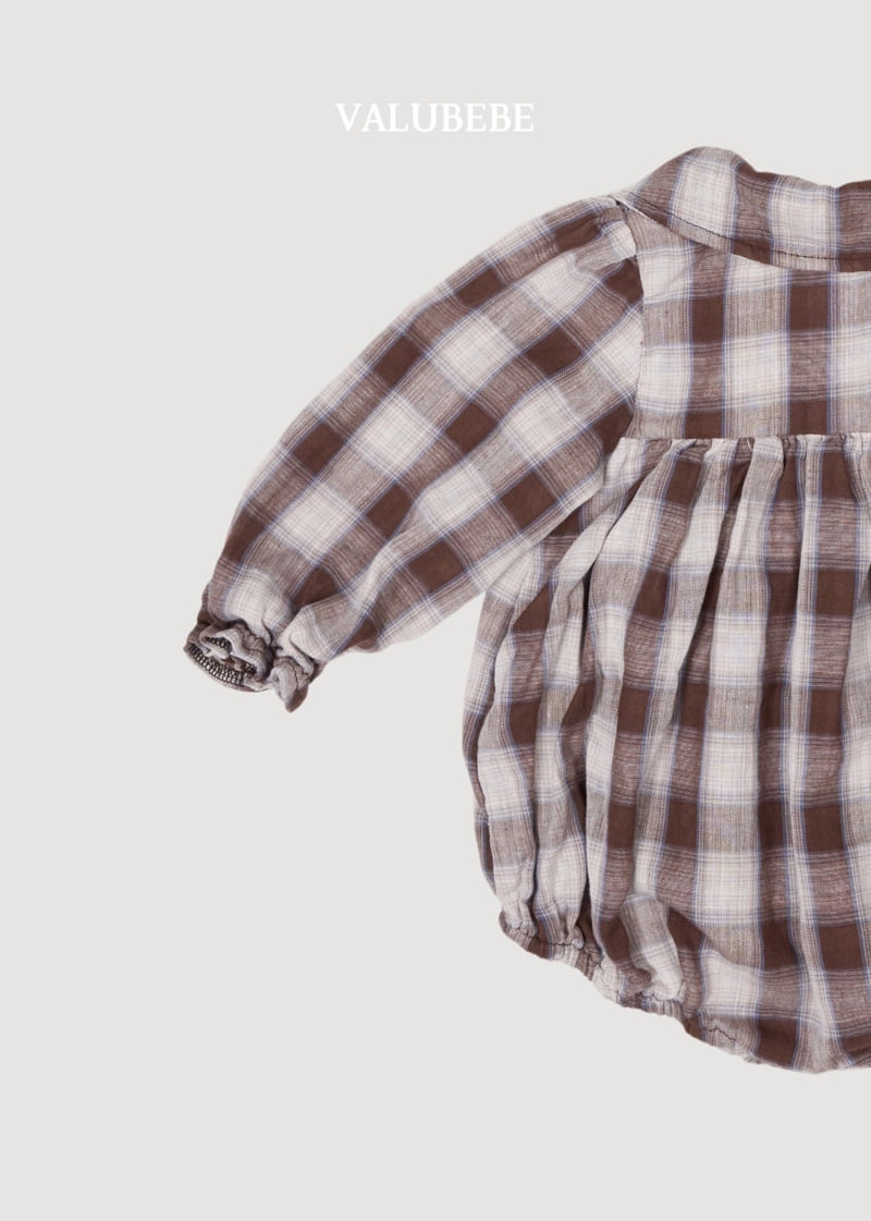 Little Foxx – Check Ribbon Romper