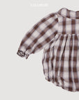 Little Foxx – Check Ribbon Romper