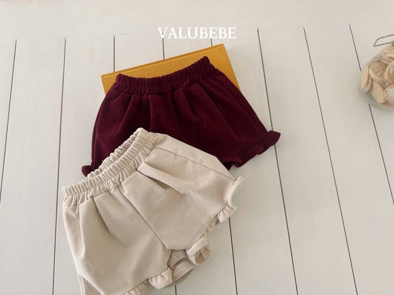 Little Foxx – Corduroy Frill Half Pants