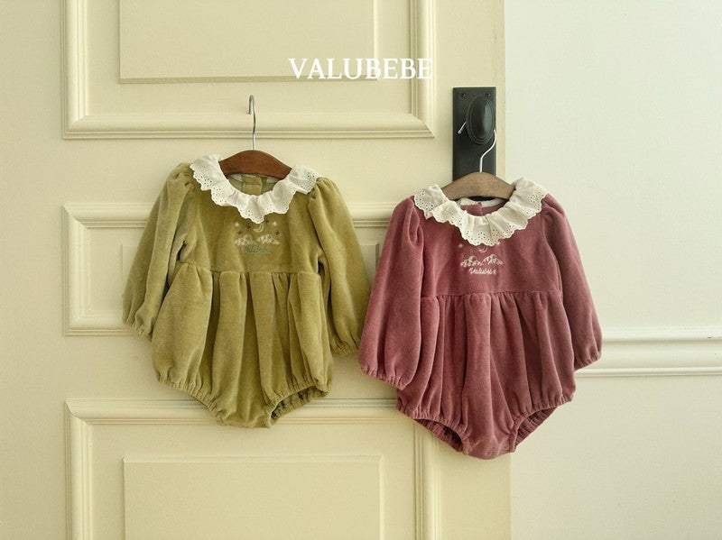 Little Foxx – Embroidery Velour Suit
