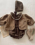 Little Foxx – Ribbon Puffer Woolen Jacket