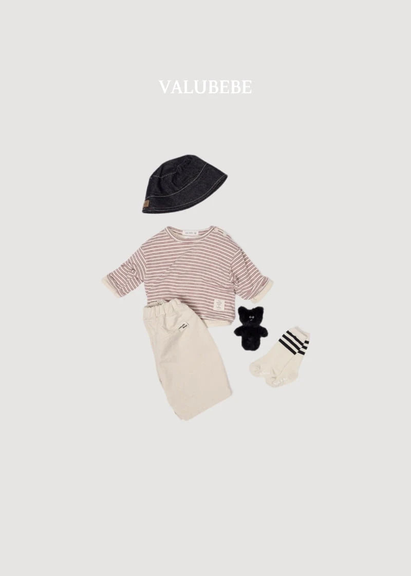 Little Foxx – Stripe Button Tee