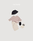 Little Foxx – Stripe Button Tee