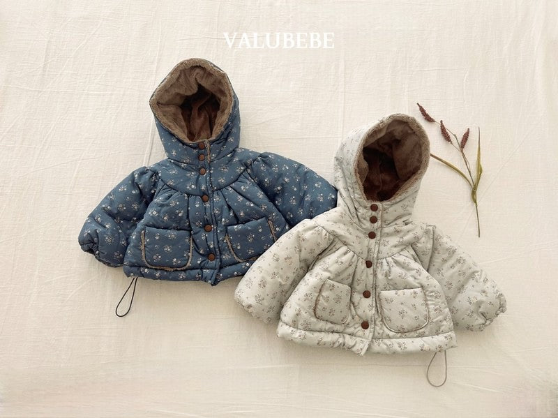 Little Foxx – Blanc Shirring Hooded Jacket
