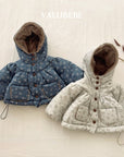 Little Foxx – Blanc Shirring Hooded Jacket